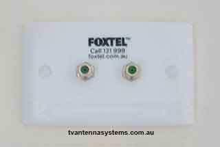 foxtel wall point installation caboolture and morayfield